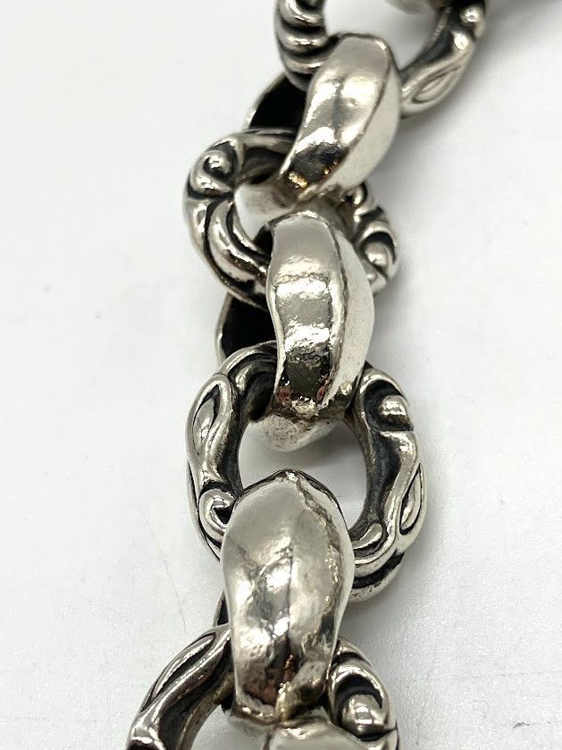 LONE ONES シルクリンクブレスレットM short(プレーンサークル) シルク リンク (S) ブレスレット (18金 1シグネット サークル