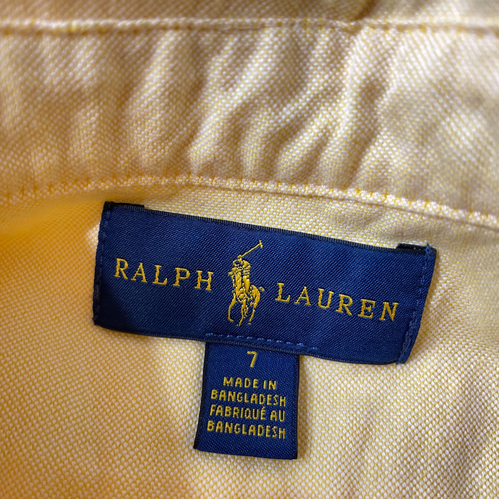 RALPH LAUREN キッズサイズ120~130 ポニー刺繍 コットン シャツ