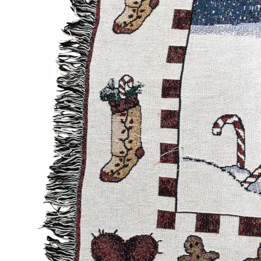 vintageラグ カーペット クリスマス 雪だるま 夜空 673-販売
