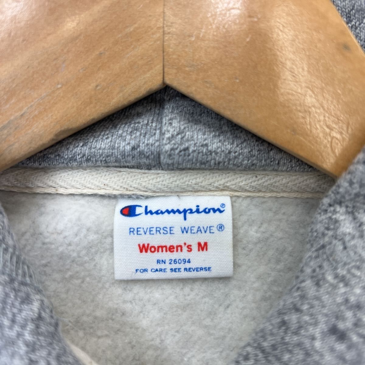 Champion ☆ 復刻生地◎ リバースウィーブ ツートン スウェット ダブルジップ パーカー レディース M グレー チャンピオン CWCH101■S1421 Champion ☆ 復刻生地◎ リバースウィーブ ツートン スウェット ダブル