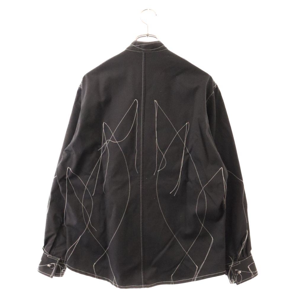 sulvam (サルバム) 24SS ZIP UP JACKET ステッチアウト ジップアップ 