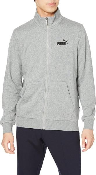 【新品・2営業日で発送】PUMA プーマ ESS_トラックジャケット (589047) 色 : MEDIUM_GRY_H サイズ : M 