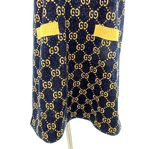 グッチ GUCCI 美品 692707 22AW GG ラメ ジャカード ワンピース