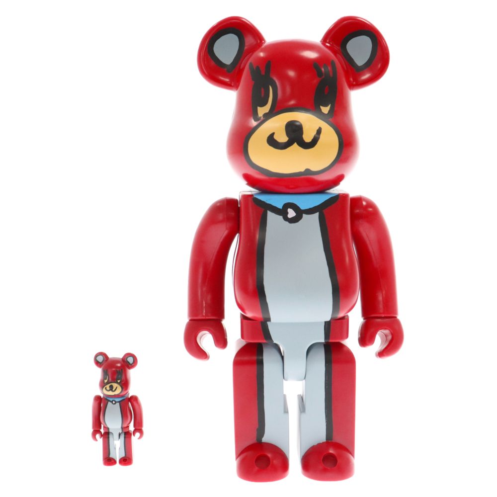 MEDICOM TOY (メディコムトイ) BE@RBRICK 100&400% modern pets ベアブリック モダンペッツ フィギュア 人形  レッド - メルカリ