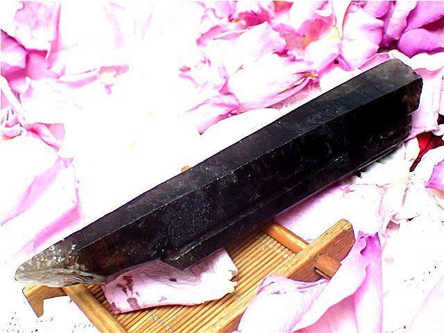 AAA級【魔除け】◇天然モリオン(黒水晶）原石 B85C3/34C07A