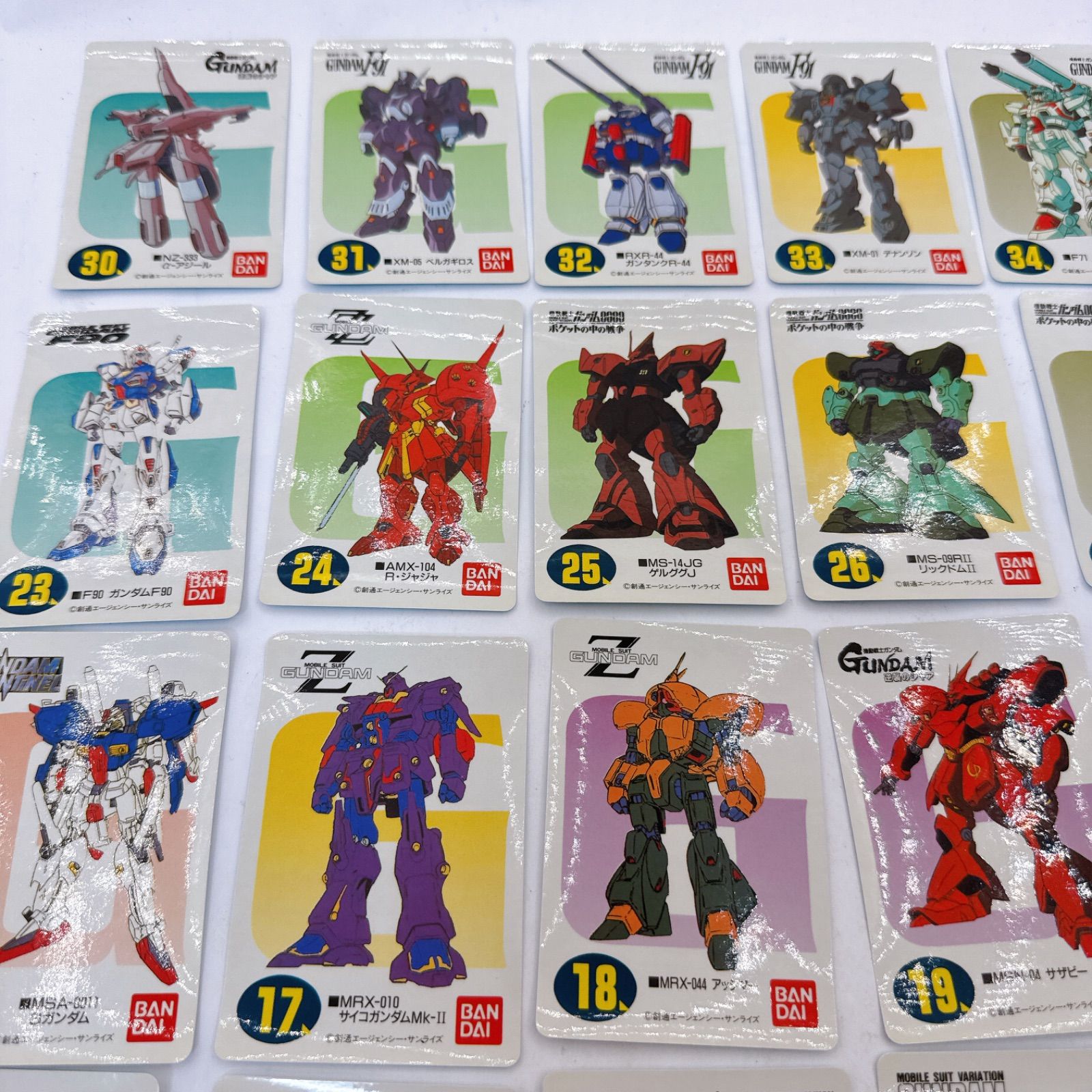 バンダイ 1991 ガンプラ購入キャンペーン ガンダム・クイズ ステッカー