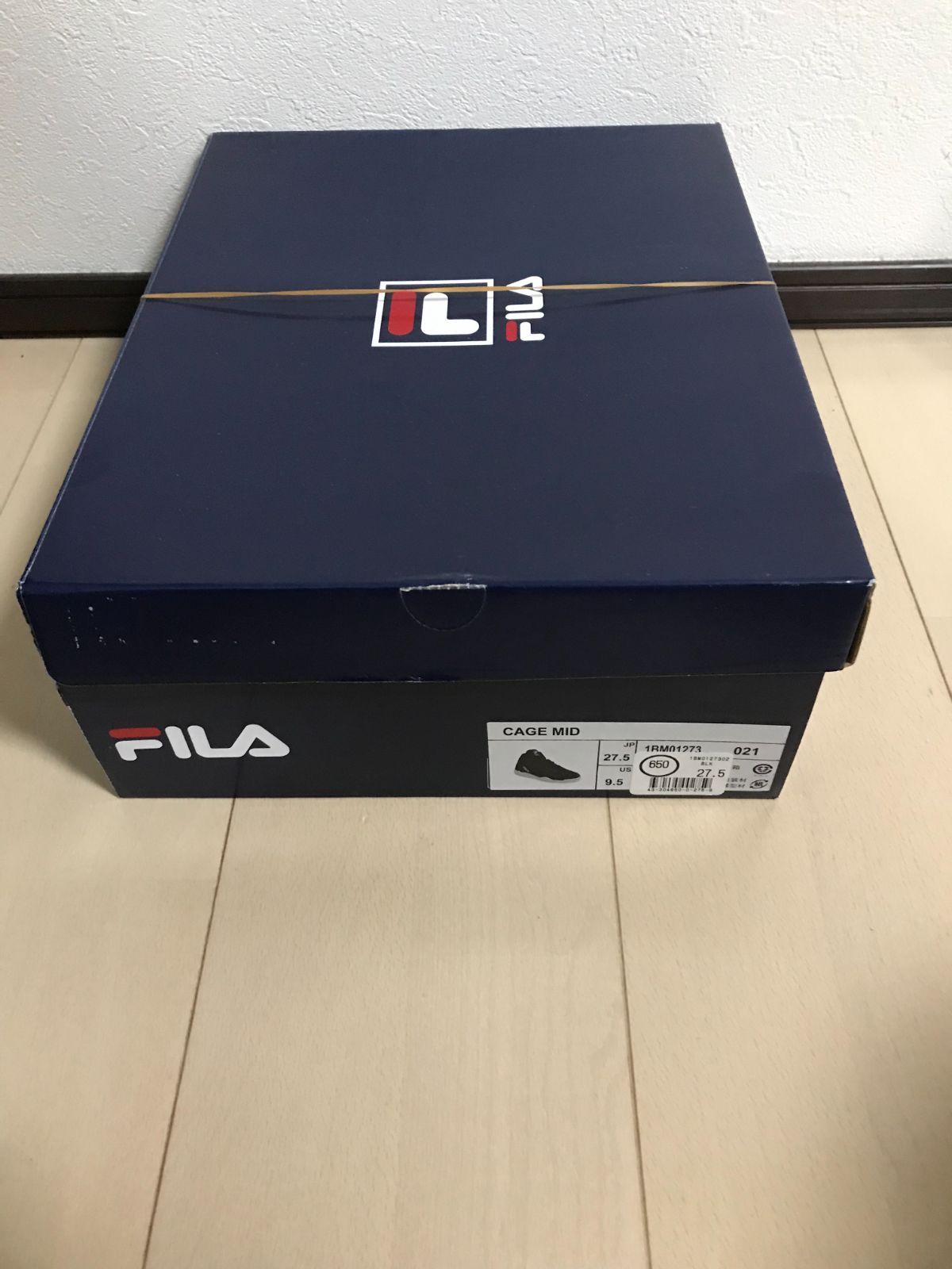 FILA ケージ MID ハイカットスニーカーFILA 1BM01273021  27.5cm ブラック