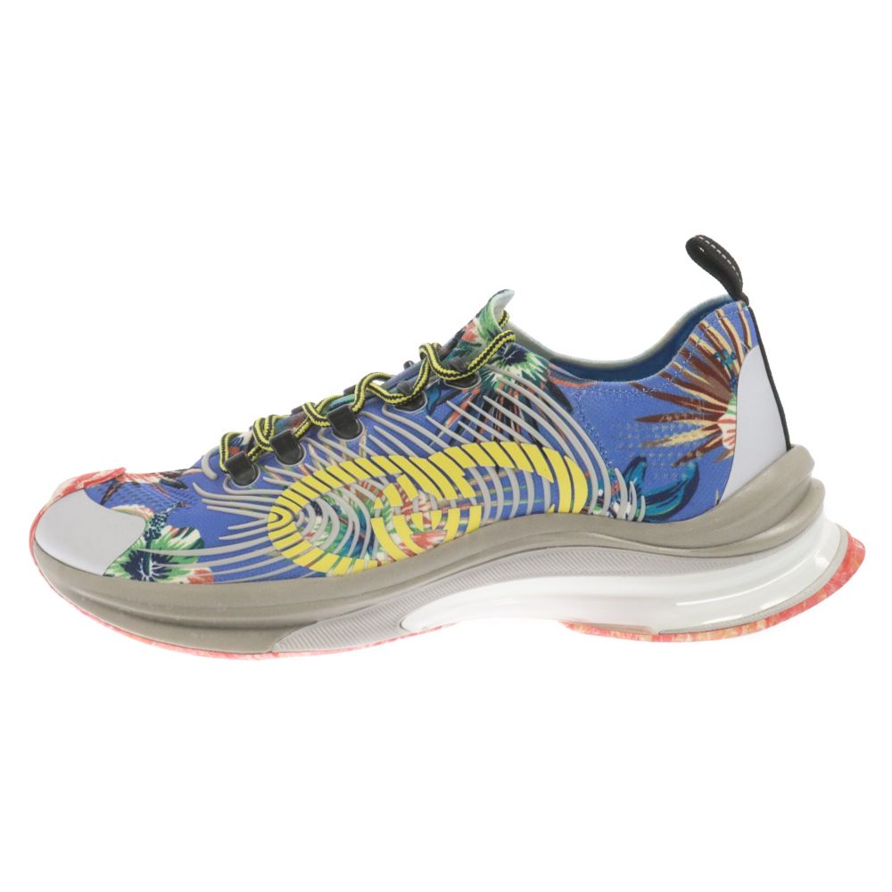 GUCCI (グッチ) RUN SNEAKER ラン ローカットスニーカー ブルー