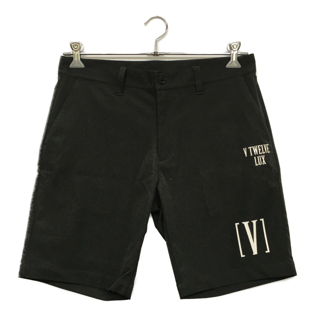 未使用品 メンズ ヴィ・トゥエルヴ V12 ハーフパンツ L 黒