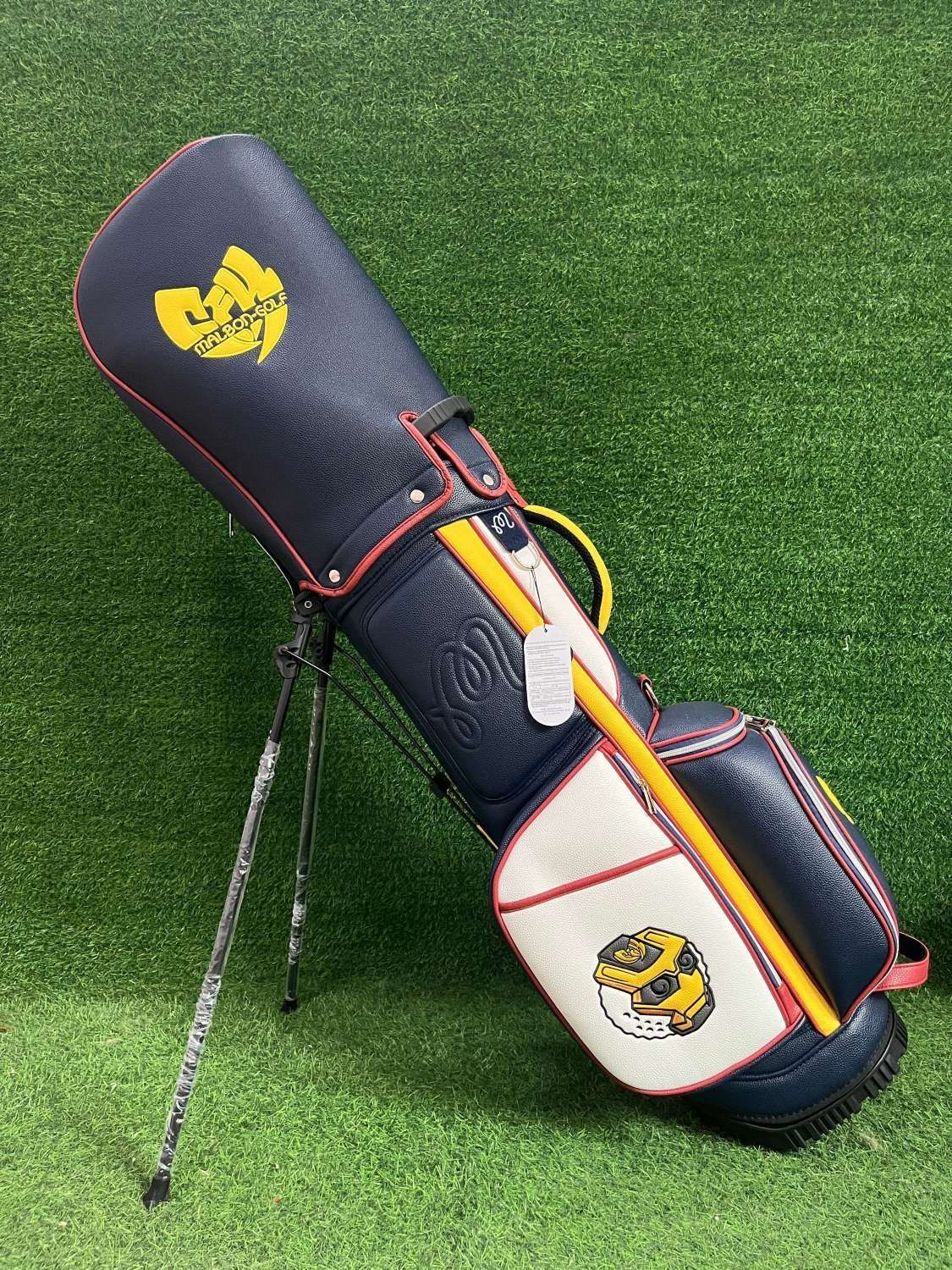 Malbon Golf 大人気 マルボン キャディバッグ キャスター型