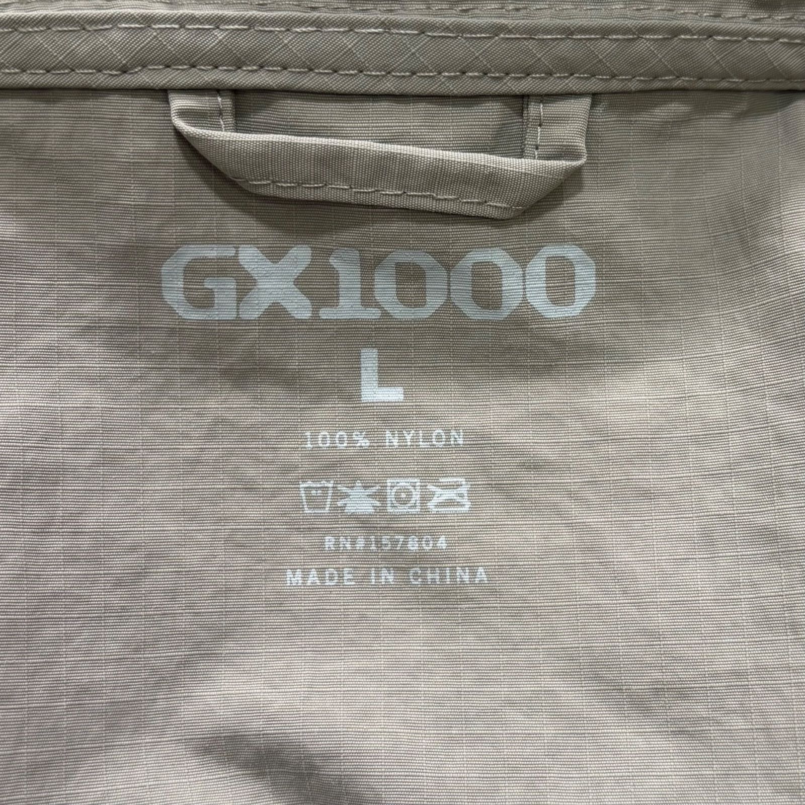 美品GX1000 アノラックパーカー ジャケット L ベージュ GX1000 ANORAK JACKET / PALE YELLOW (ジーエックスセン