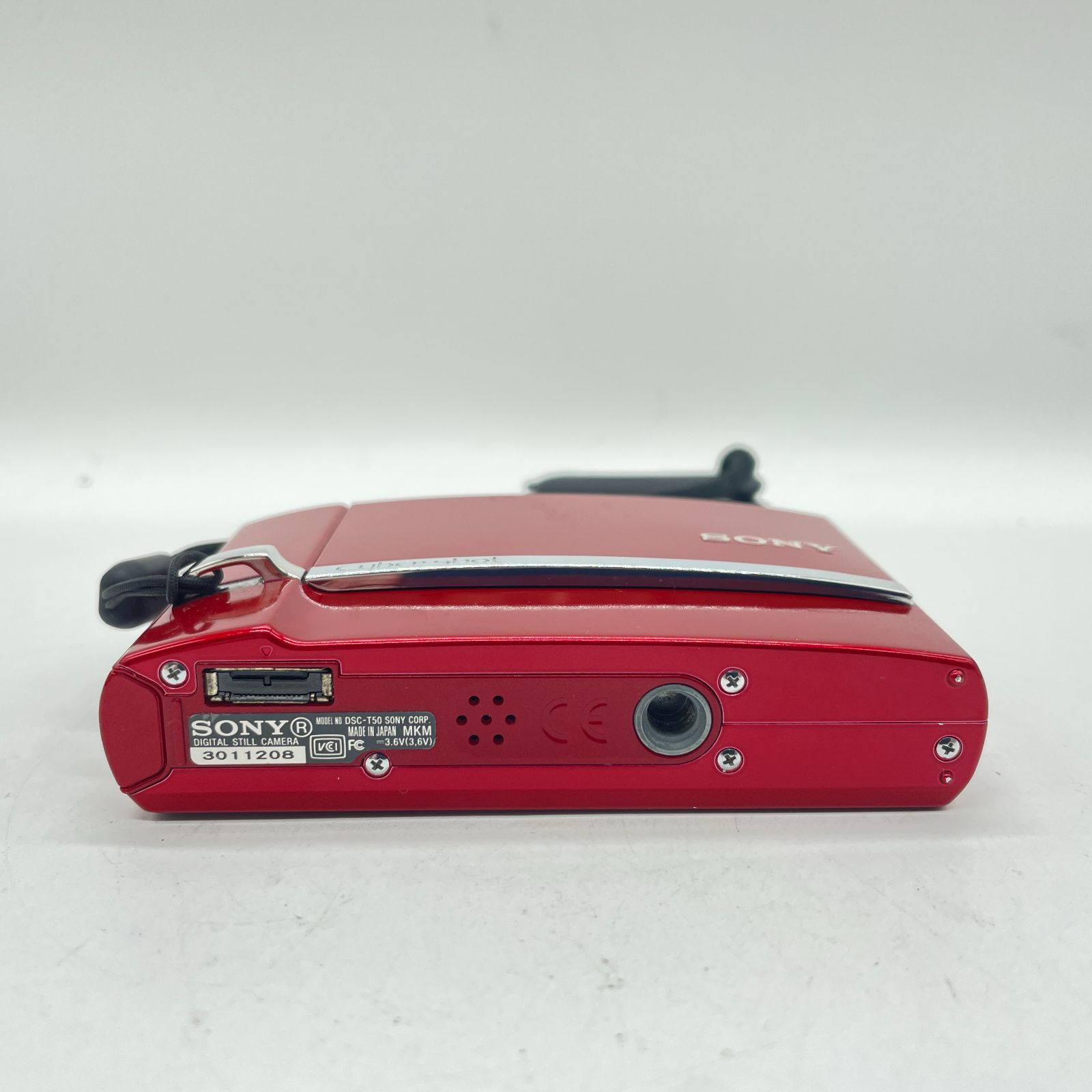 動作品・転送特典無料あり】SONY Cyber-shot DSC-T50 RED - メルカリ