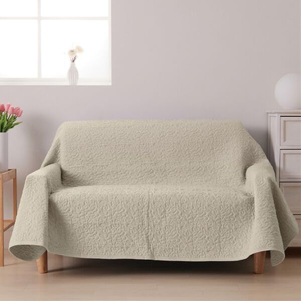 Color グレー_Size 150×180cm ベルーナ BELLUNA マルチカバー ソファカバー ベットカバー ラグ カーペット キルト キルティング 北欧風 ブランケット 雲 大判 もこもこ ふんわり やわらか さらさら ウォッシャブル キズ防止 汚