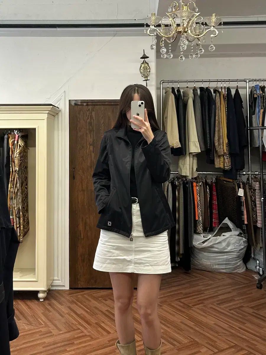 多様性のある Courreges クレージュ 正規品 黒 ジップアップ ウィンドブレーカー おまけ リバレイ