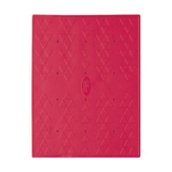 まとめ アロン化成 吸着すべり止めマット浴槽内用 C 28×36cm レッド 535-128 1パック 2枚 ×5セット