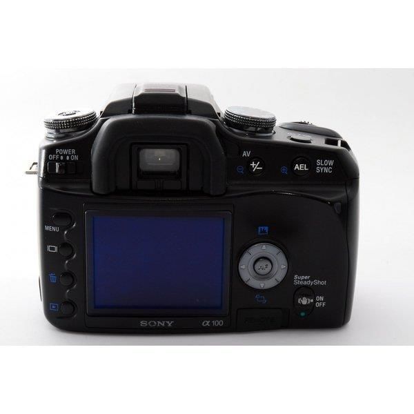 ソニー SONY α100 DSLR-A100 高倍率ズームレンズセット ブラック