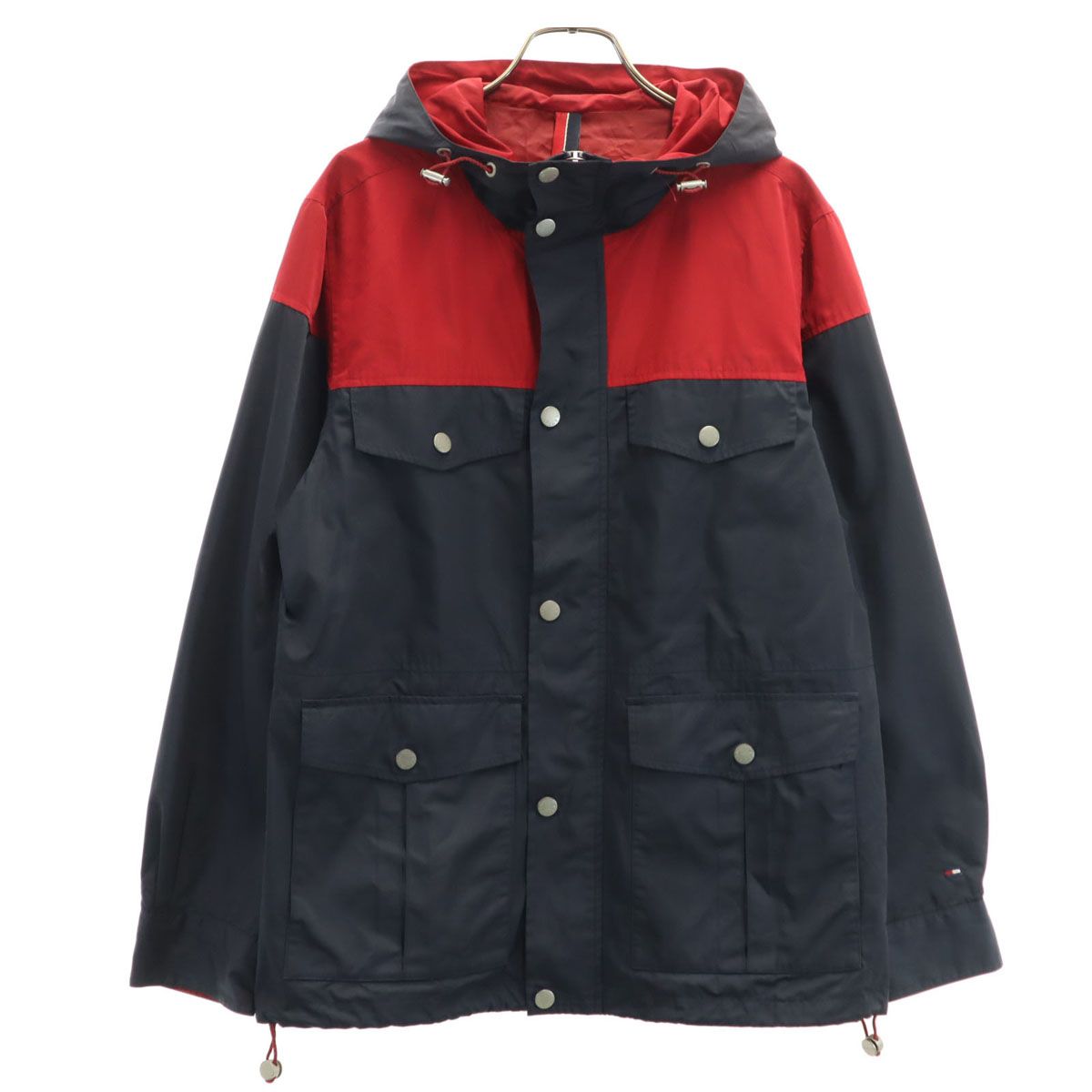 TOMMY HILFIGER トミーヒルフィガー マウンテンパーカー M ネイビー 
