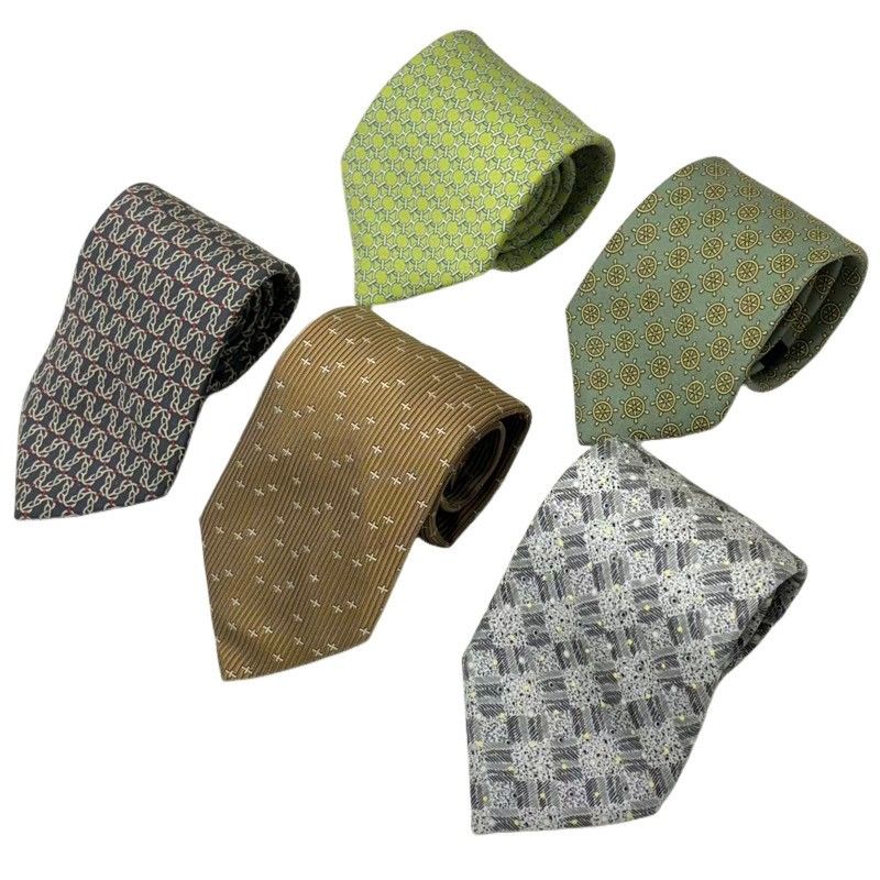 HERMES ネクタイ 3本セット 100%シルク エルメス 100%シルク