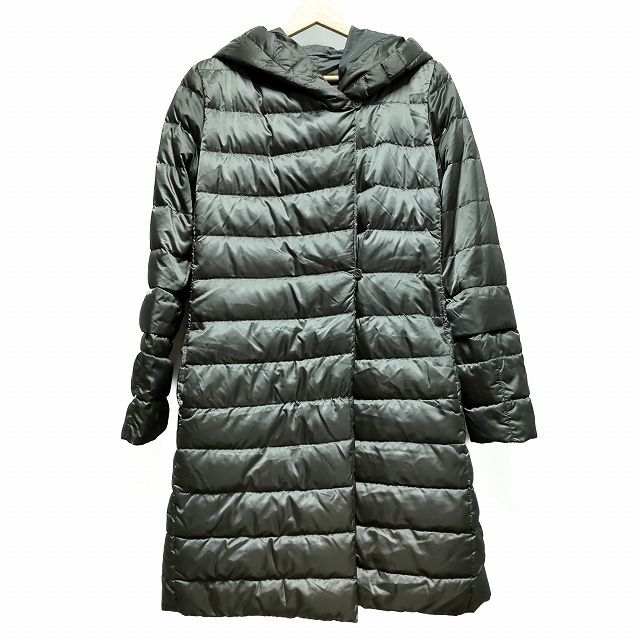 Max Mara(マックスマーラ) ダウンコート サイズ40 M レディース美品 - グレー 長袖/リバーシブル/キルティング/The Cube/冬  - メルカリ