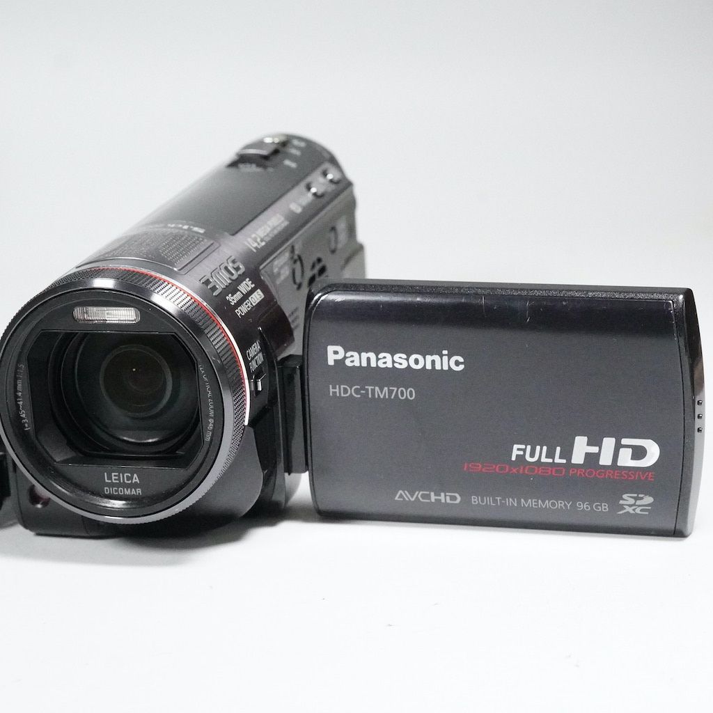 カメラ Panasonic パナソニック HDC-TM700 グレー 元箱 動作OK 返金