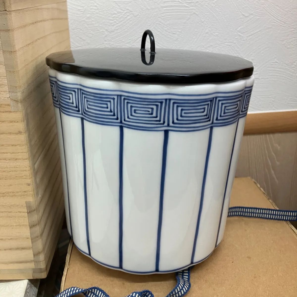 逢絢亭】茶道具 水壺 水指 常滑焼 芋頭水壺 宗偏流書付 作家物 共