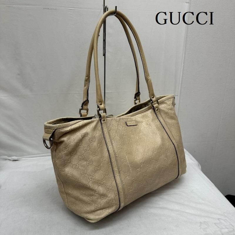 GUCCI グッチ トートバッグ グッチシマ 197953 213048 GG レザー