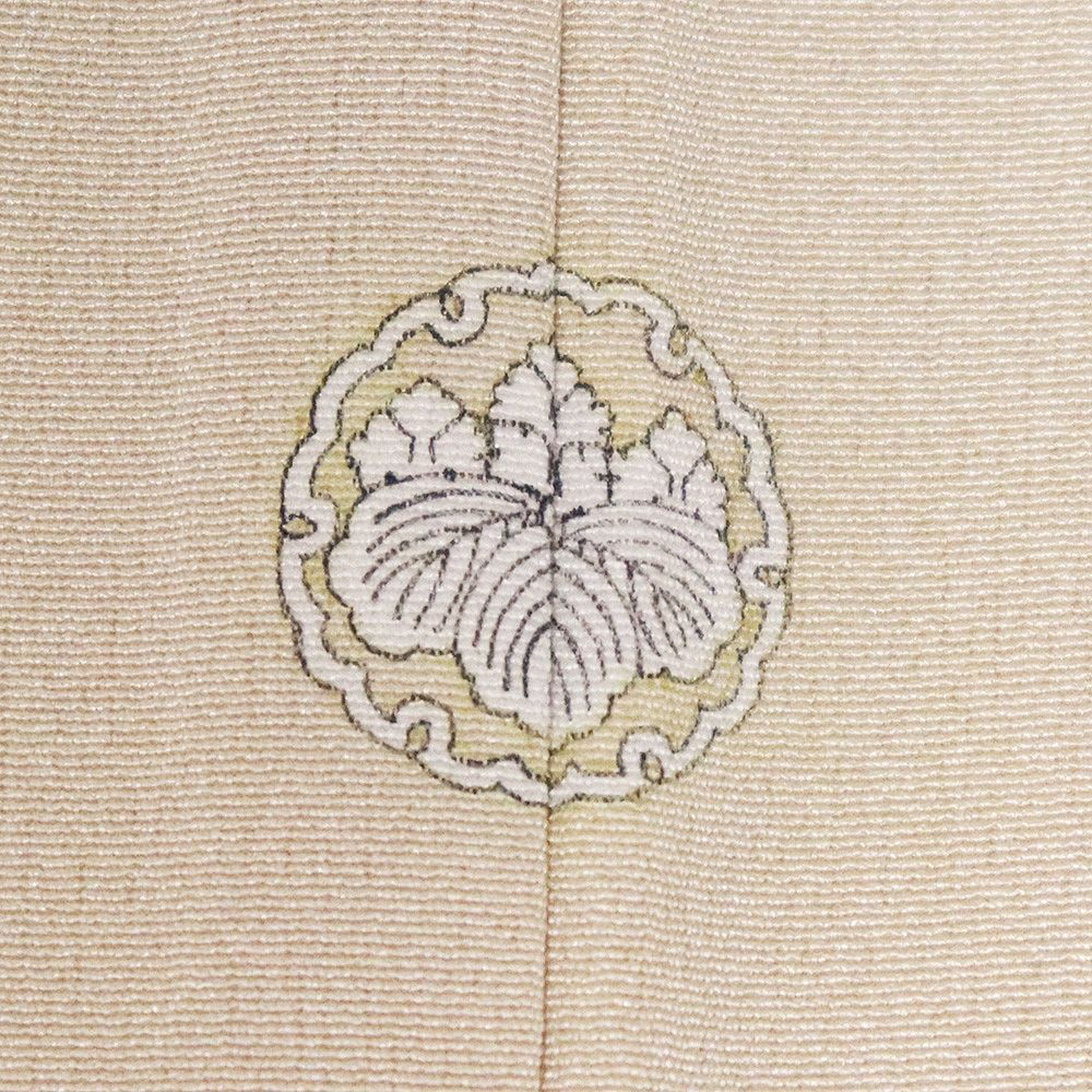 松尾光琳氏作 色留袖 袷 正絹 ベージュ 柳鳥図 Sサイズ ki30868 美品 レディース シルク ギフト フォーマル 30代 40代 50代 送料込み