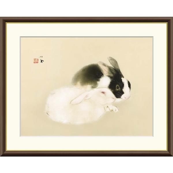 横額　刺繍　竹内栖鳳の絵をモチーフに 横額 刺繍 竹内栖鳳の絵をモチーフに 横額 刺繍 竹内栖鳳の絵をモチーフに