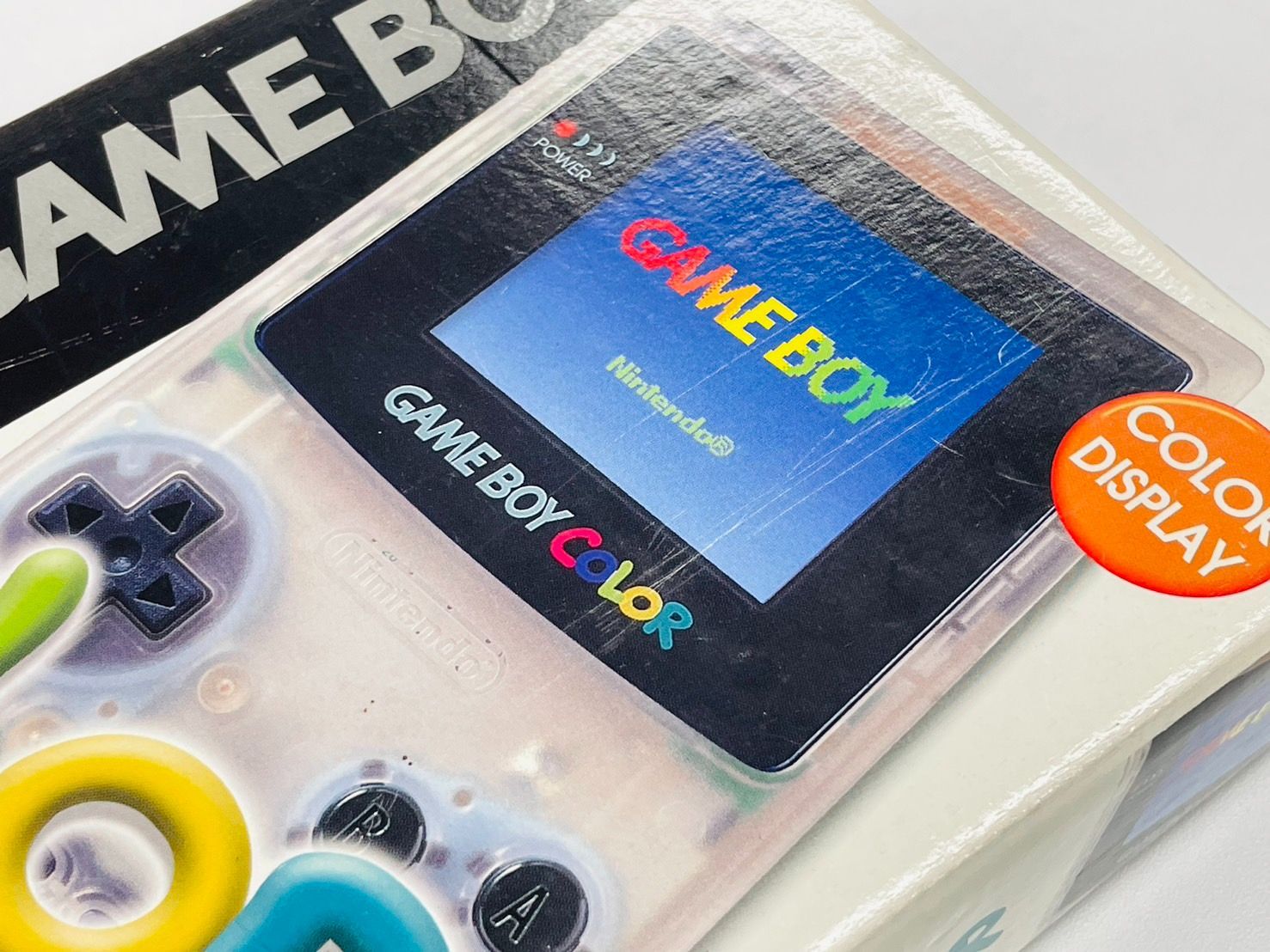 即日発送 ゲームボーイカラー 本体 クリア スケルトン CGB-001 GBC GAMEBOY COLOR