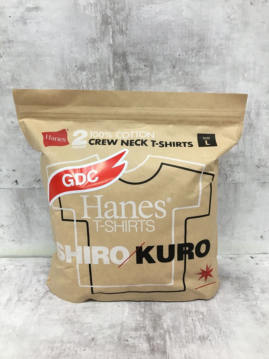 Hanes × GDC SHIRO KURO 2pack Tシャツ【4861-004】 - メルカリ