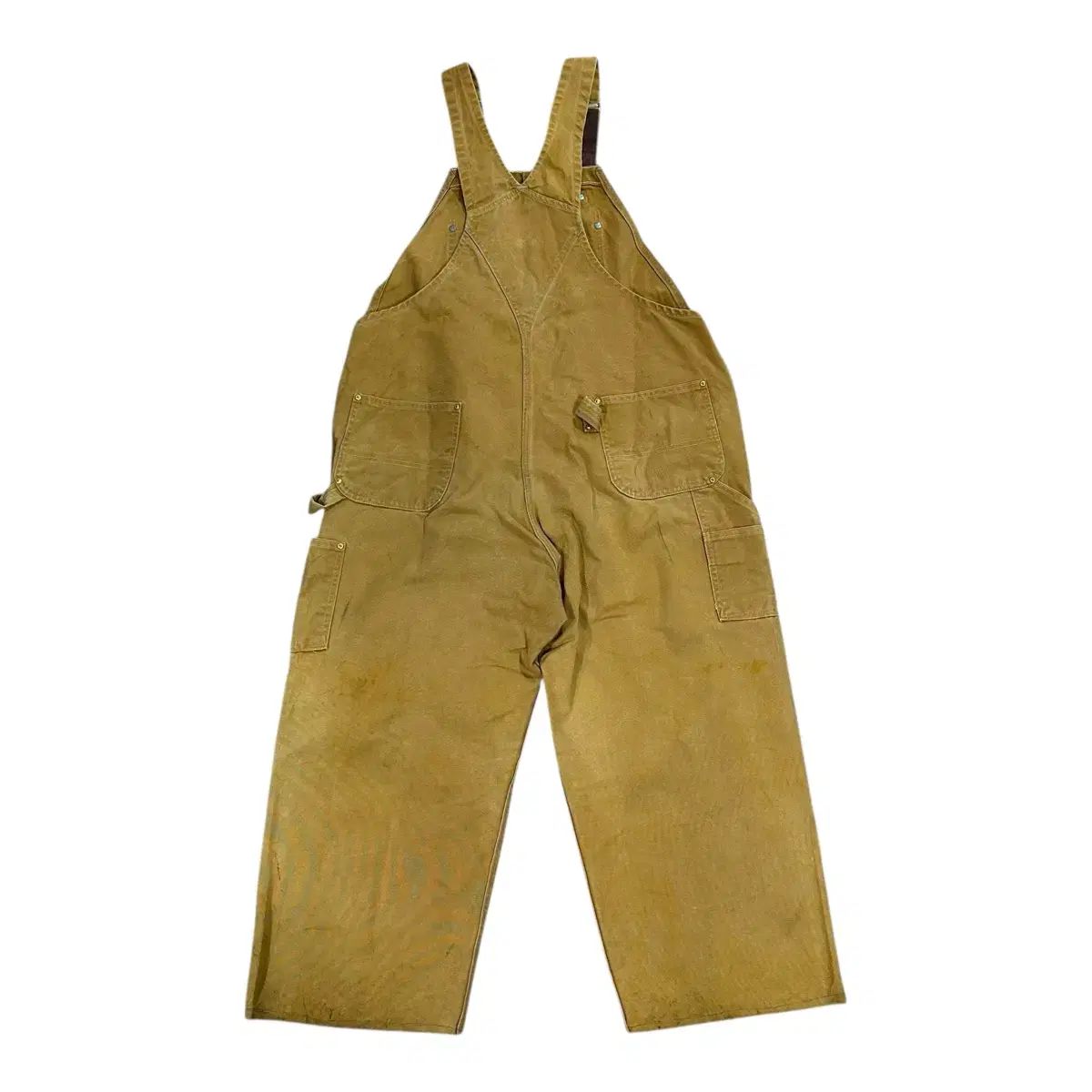 Carhartt R 01 BRN ワークウェア オーバーオール サスペンダー ズボン