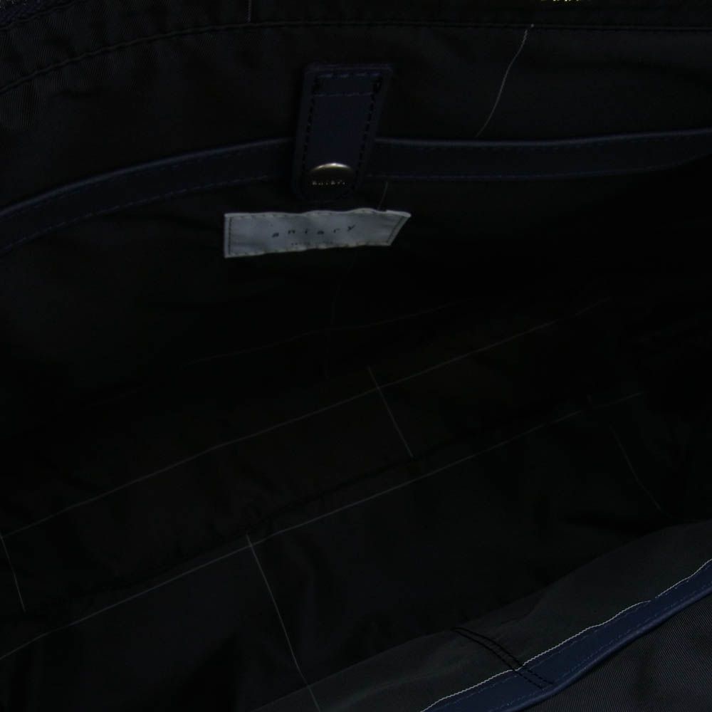 aniary アニアリ 34-02000 G-Film Leather ジーフィルム レザー トートバッグ ネイビー系