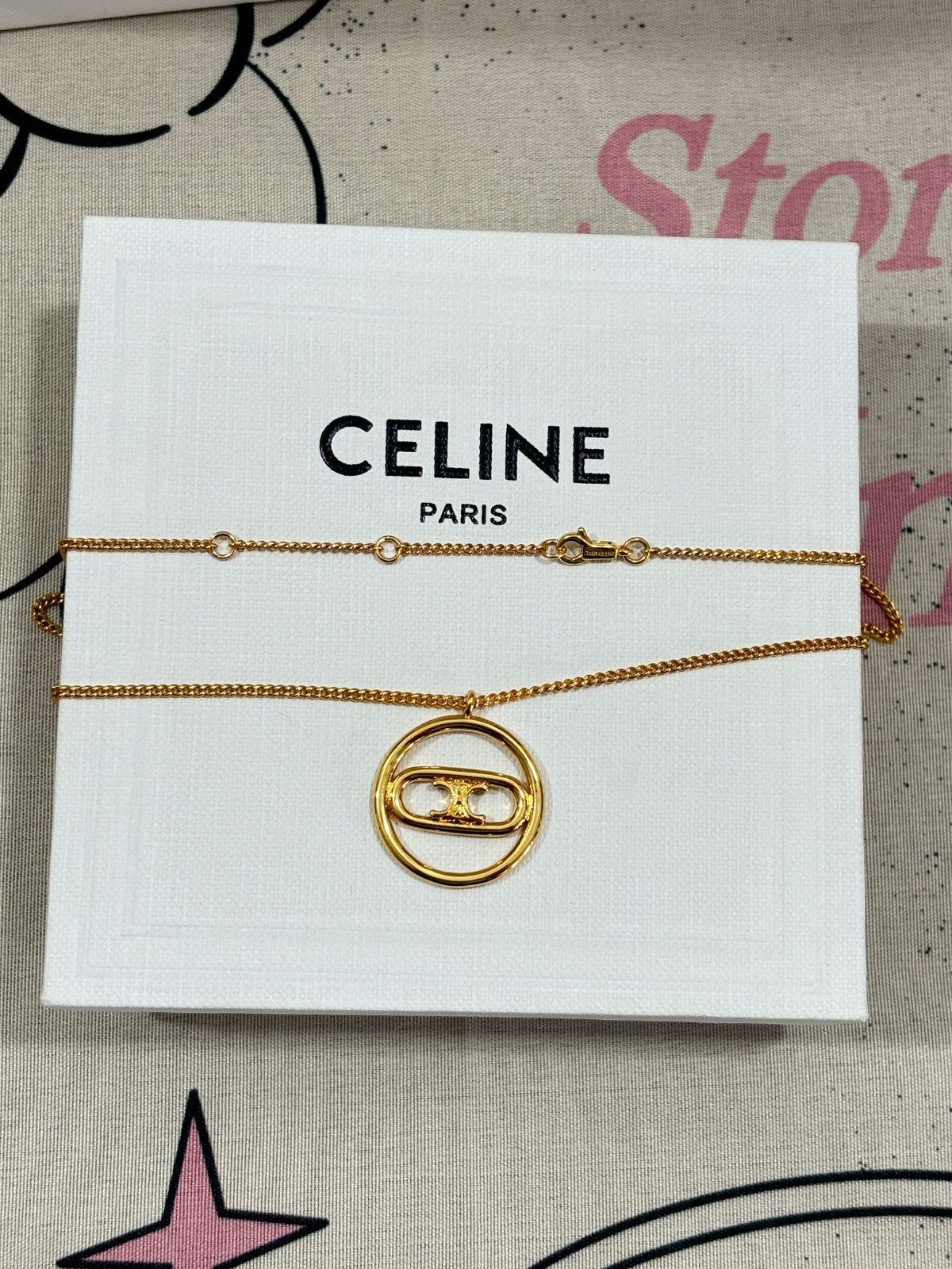 希少?高級 CELINE セリーヌ ゴールド ネックレス