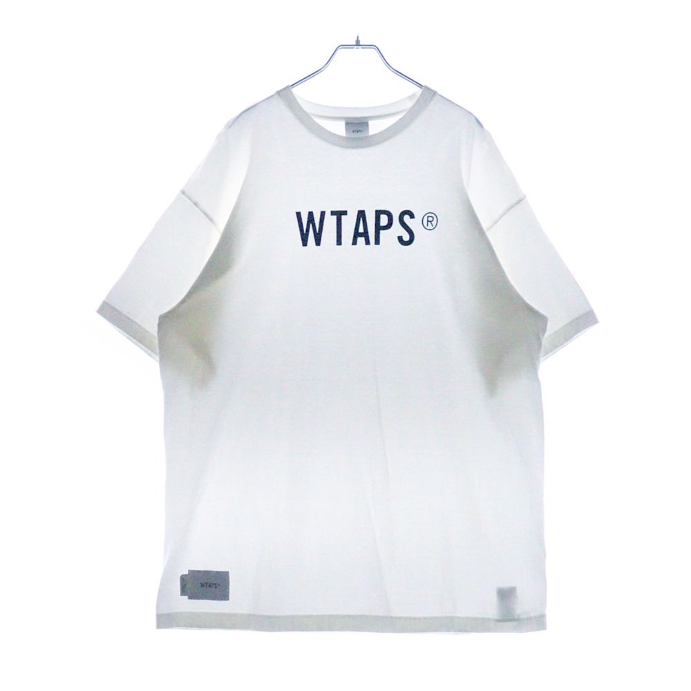 関送込!WTAPS コットン ロゴプリント クルーネック 半袖 Tシャツ WTAPS (ダブルタップス) フロントロゴプリント半袖Tシャツ