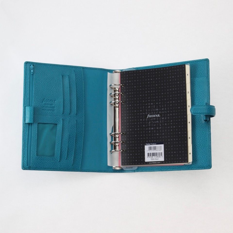 新品]【FILOFAX】A5システム手帳 フィンスバリー /アクア FILOFAX】A5