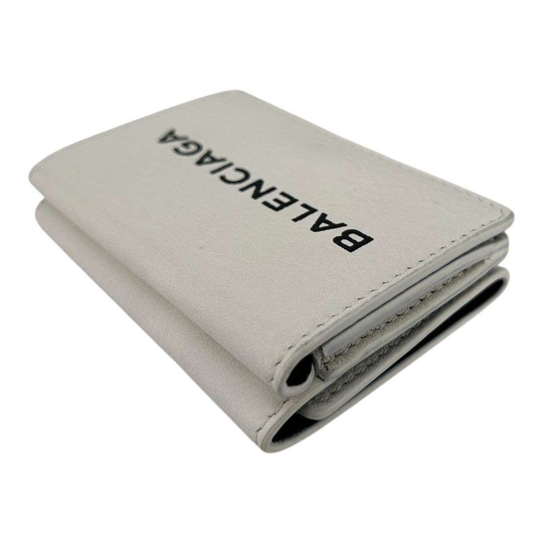 BALENCIAGA 三つ折り財布 エブリデイ ホワイト コンパクトウォレット