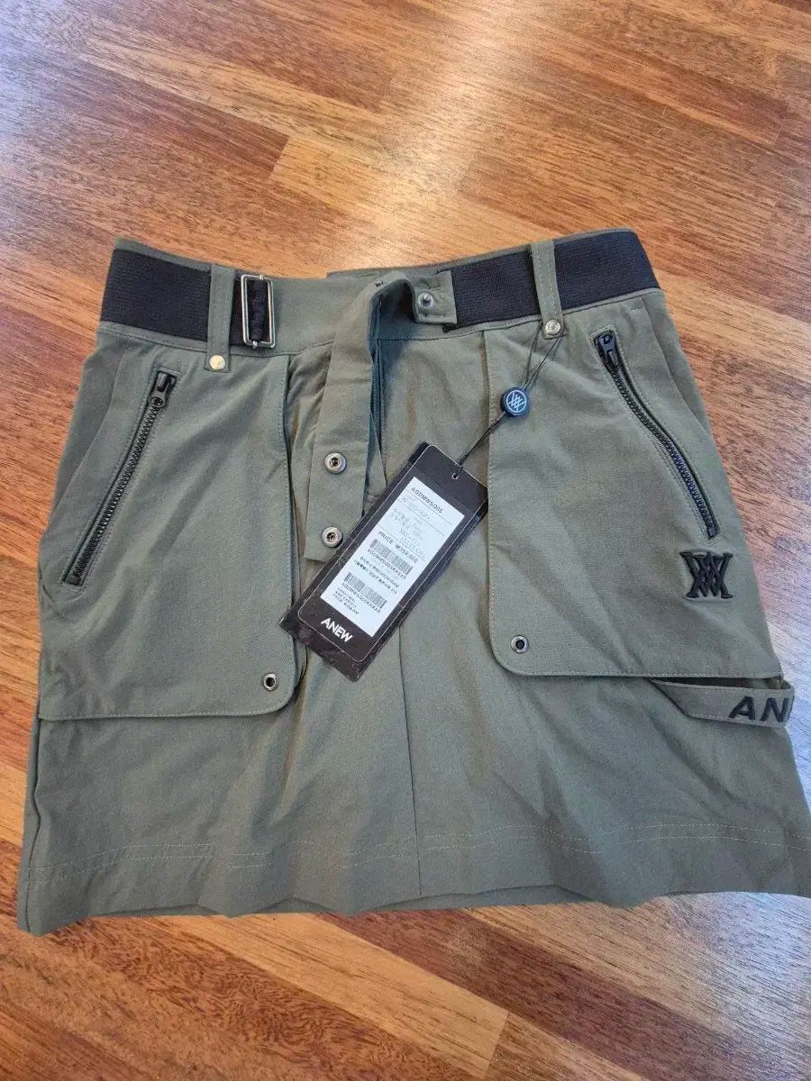 ANEW アニュー ゴルフ カーゴ スカート カーキ 25size