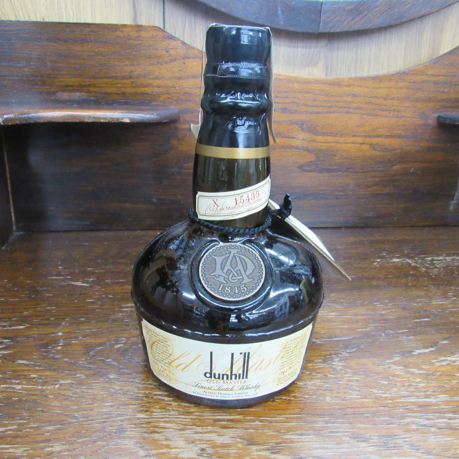 未開栓 dunhill Old Master Finest Scotch Whisky ダンヒル