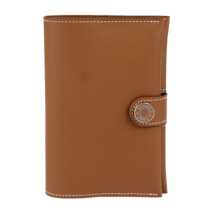 HERMES エルメス パスポートケース エバーカラー ブラウン系