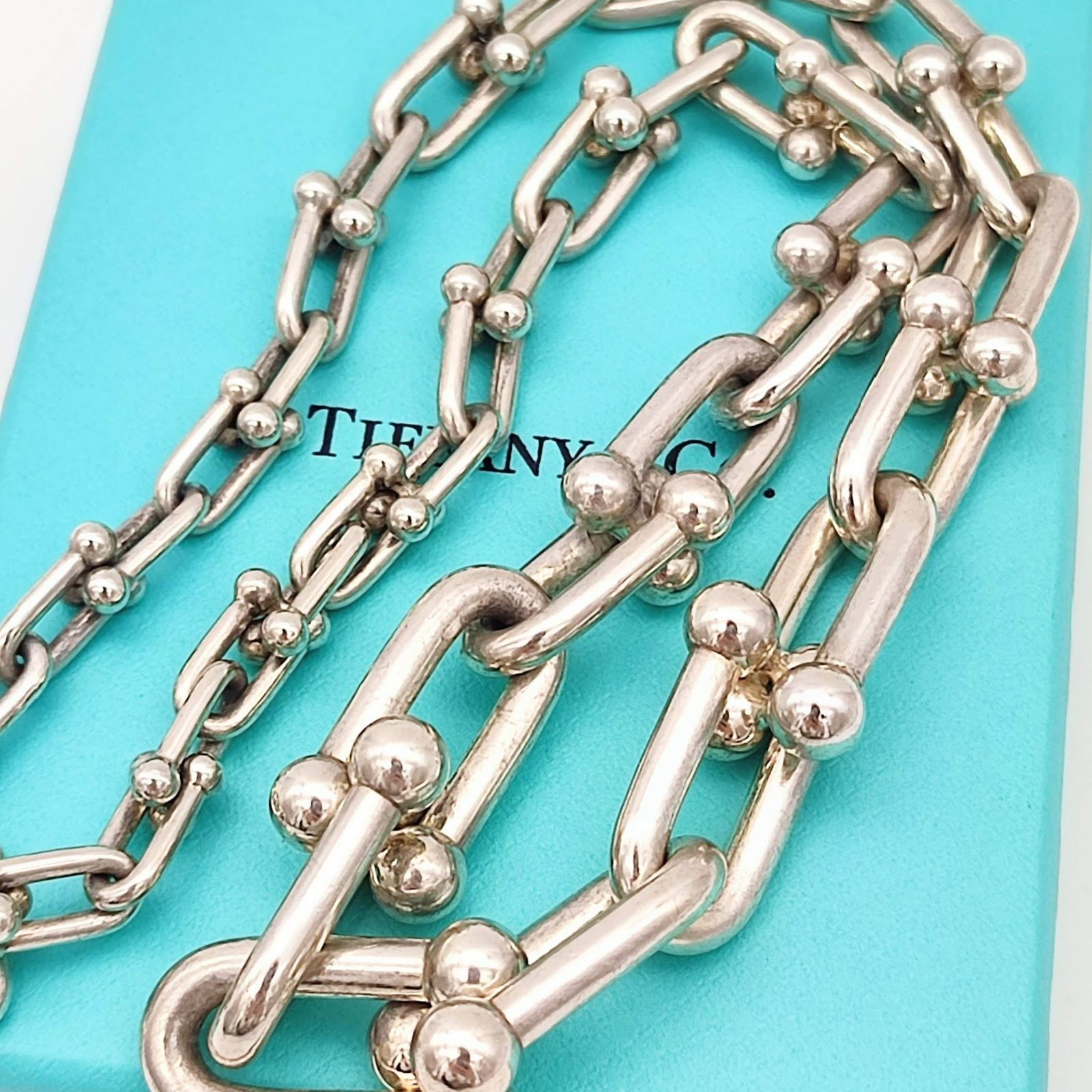 美品】Tiffany ティファニー ハードウェアネックレス グラジュエ