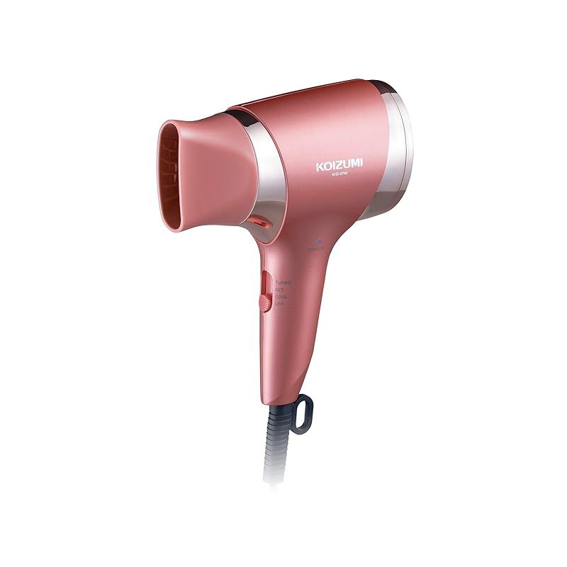 コイズミ ヘアドライヤー マイナスイオン 軽ジョーブ 大風量 軽量 速乾 コンパクト ピンク KHD-9740/P
