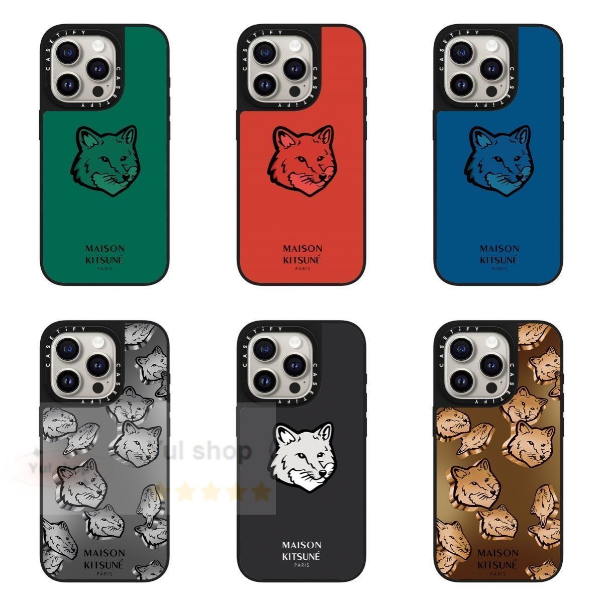 MAISON KITSUNE × CASETiFY キツネデザイン MagSafe対応 iPhone