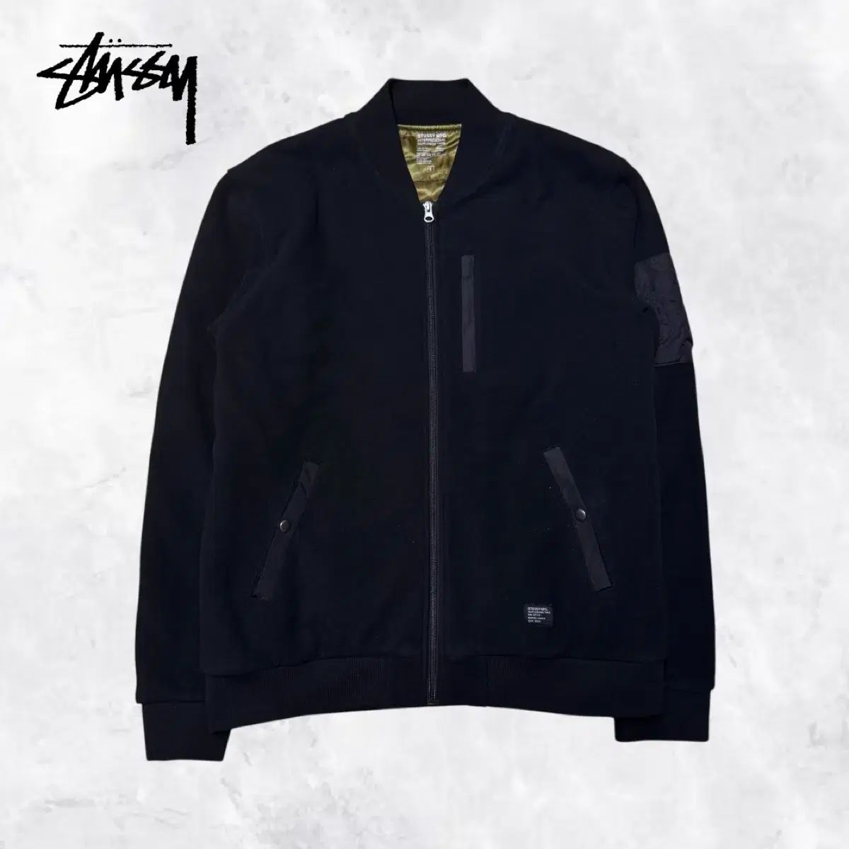 Stussy MA-1ジャケット Mステューシー STUSSY ステューシー STUSSY MA－1 サイズM/メンズファッション