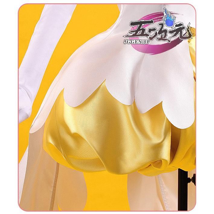 三分妄想 カードキャプターさくら 木之本桜 黄白戦闘服 コスプレ衣装 三分妄想 カードキャプターさくら コスプレ 木之本桜 黄白天使