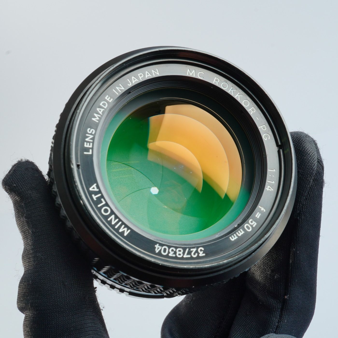 □美品□MINOLTA/ミノルタ□MC ROKKOR-PG□50mm□F1.4□標準□単