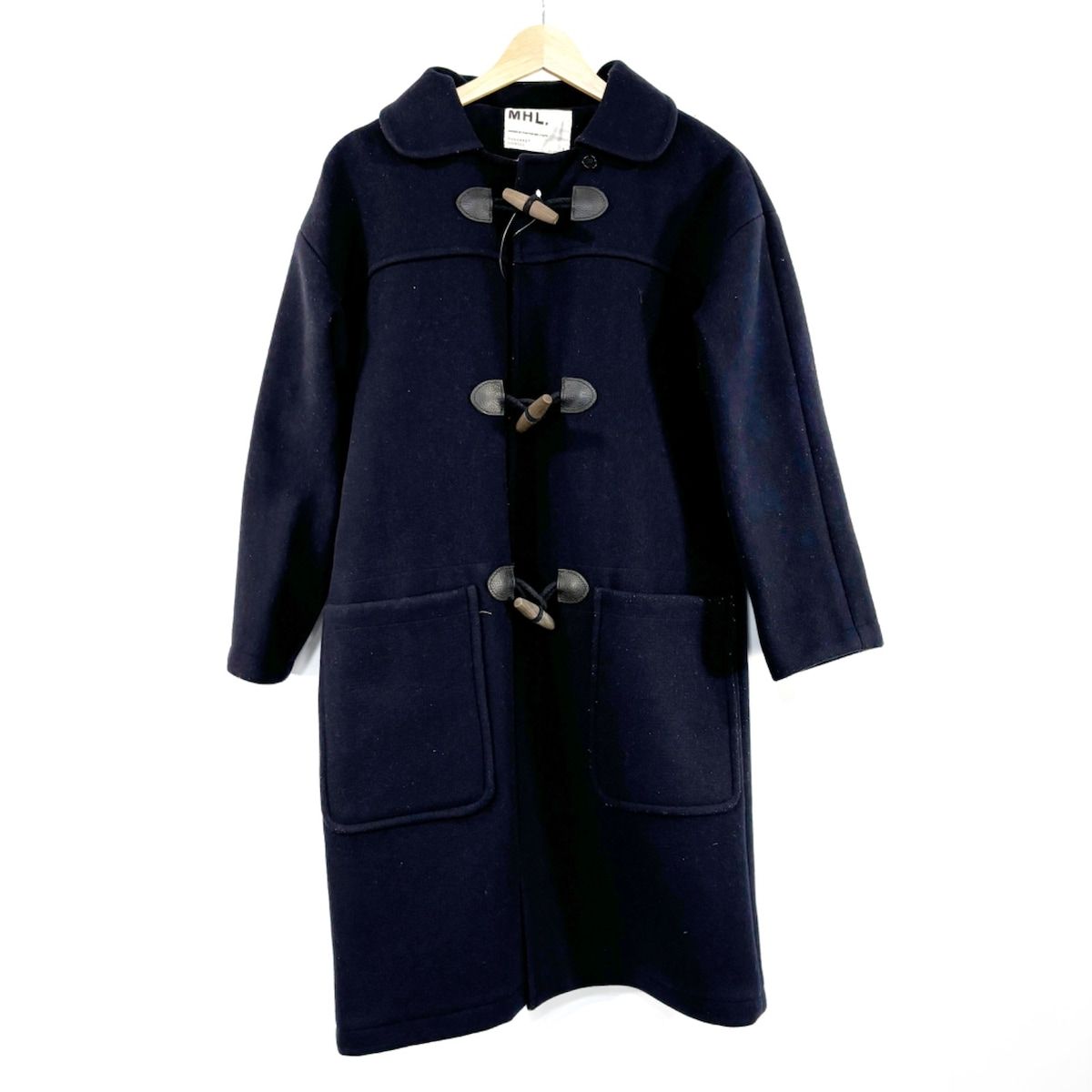 【美品】MHL ネイビー ダッフルコート MARGARET HOWELL MHL, ネイビー ダッフルコート 美品 - メルカリ