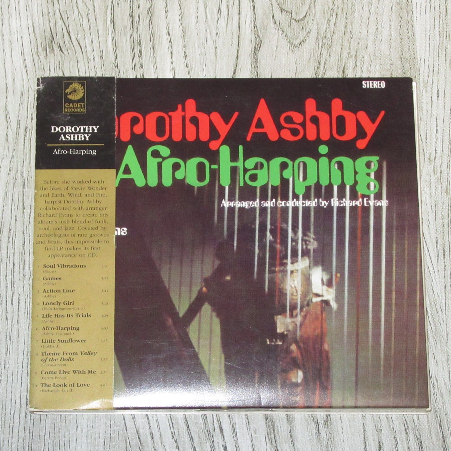 CD DOROTHY ASHBY AFRO - HARPING 輸入盤 帯付（デジパックに貼付 