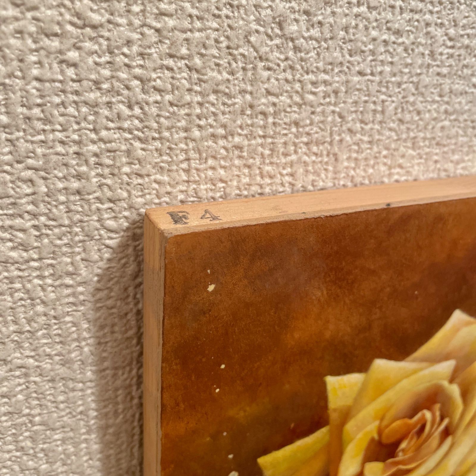 写実画 [一点もの] 油絵 omiのオリジナル作品 薔薇 F4号 人気商品