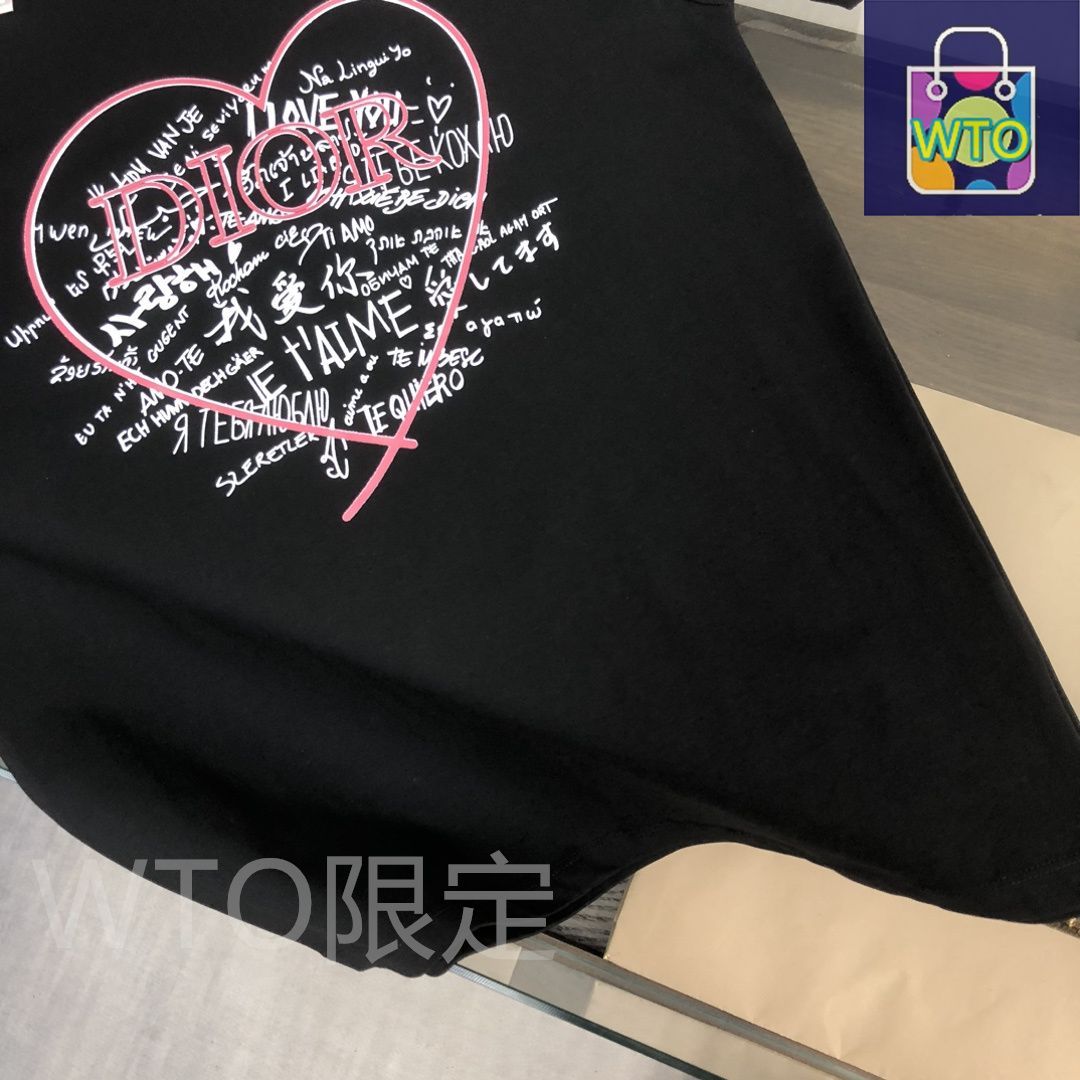 ☆エレガントで可愛い☆【Dior】クルーネック Tシャツ Basic Pleasure Mode（ベーシックプレジャーモード）の「Y2K