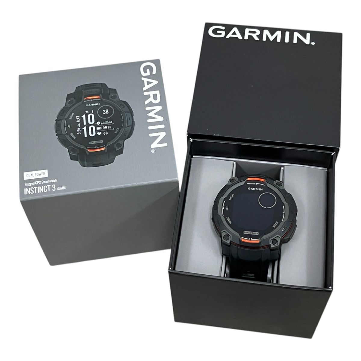 GARMIN Instinct3 45mm スマートウォッチ ガーミン M10425381